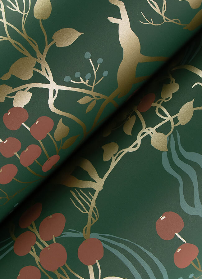 linden-dark-green-jungle-canopy-wallpaper-york-wallcoverings-4147-80008 - York Wallcoverings Papel pintado