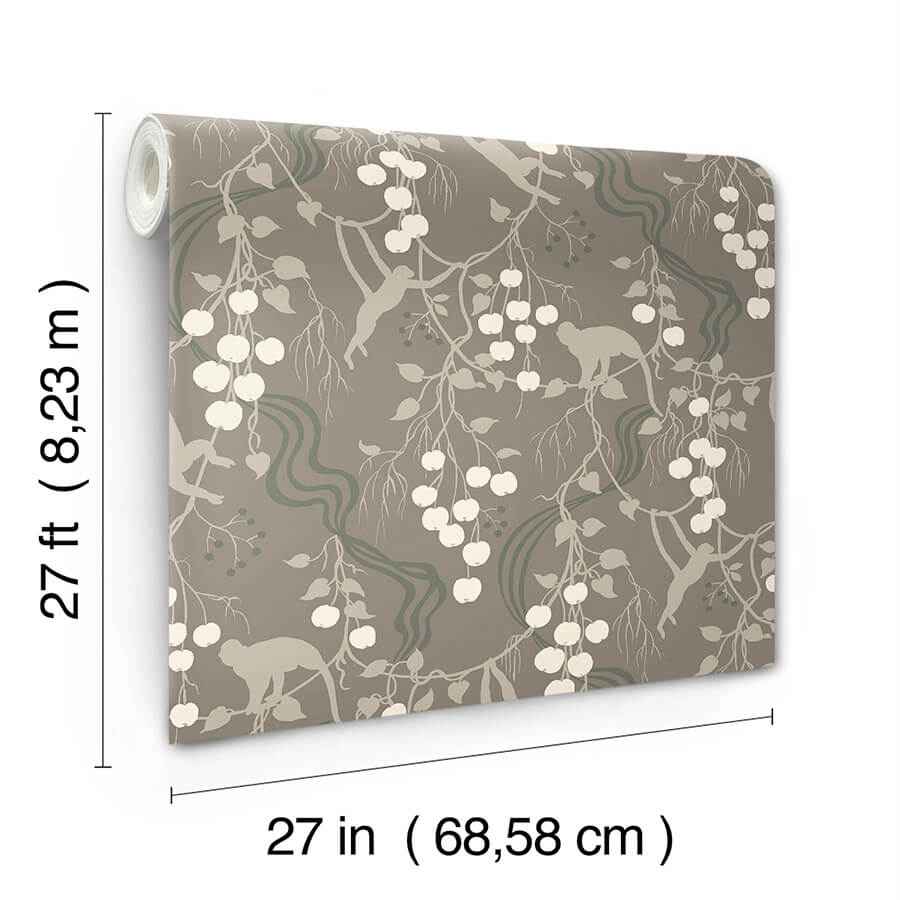 Linden Stone Jungle Canopy Wallpaper - York Wallcoverings - 4147-80011 - York Wallcoverings Wallpaper