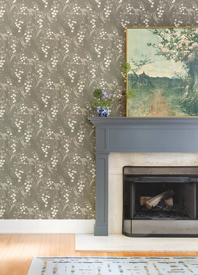 linden-stone-jungle-canopy-wallpaper-york-wallcoverings-4147-80011 - York Wallcoverings Papel pintado