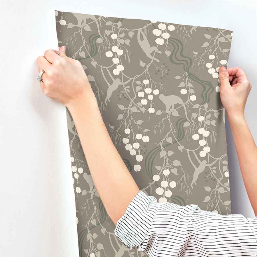 Linden Stone Jungle Canopy Wallpaper - York Wallcoverings - 4147-80011 - York Wallcoverings Wallpaper