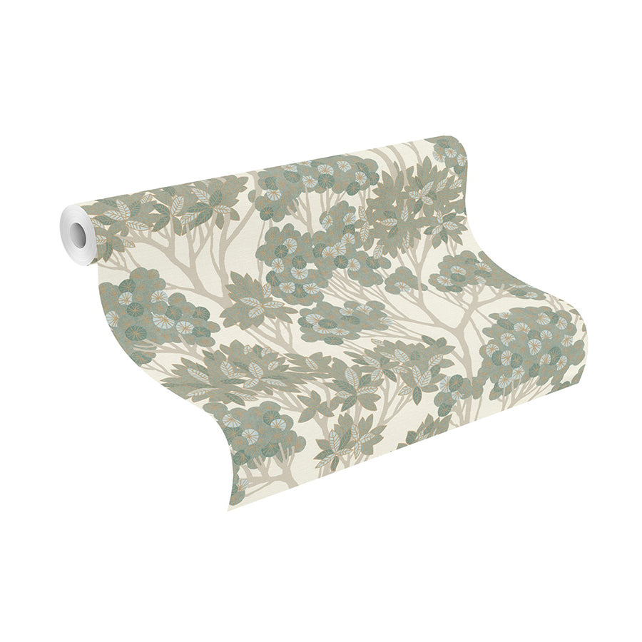 stickley-green-tree-wallpaper-york-wallcoverings-rh580006 - York Wallcoverings Wallpaper