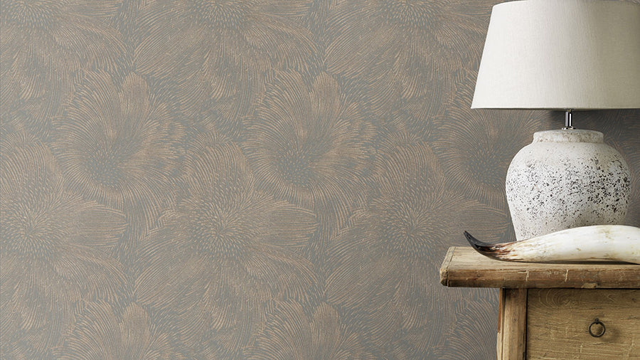 purser-copper-abstract-wallpaper-york-wallcoverings-rh509267 - York Wallpaper Wallpaper