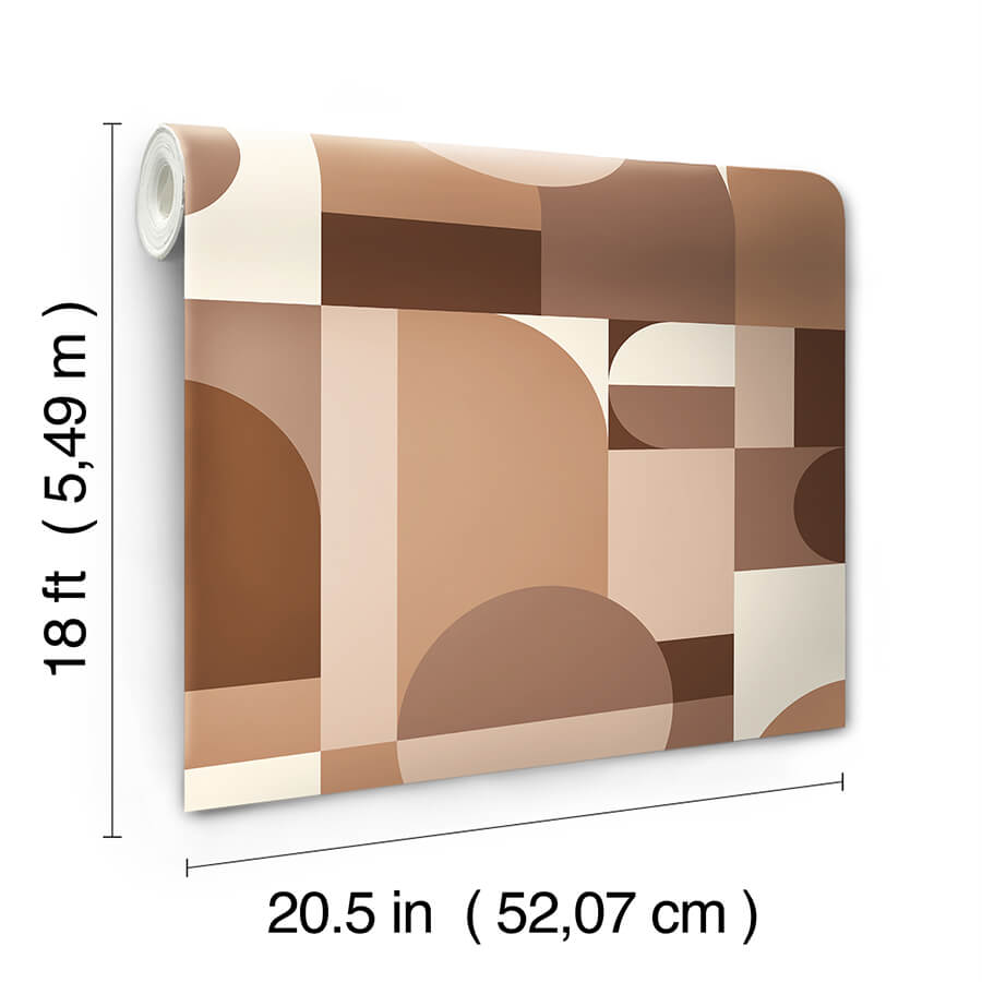 boxanne-tan-peel-and-stick-wallpaper-york-wallcoverings-vgs6440 - York Wallcoverings Wallpaper