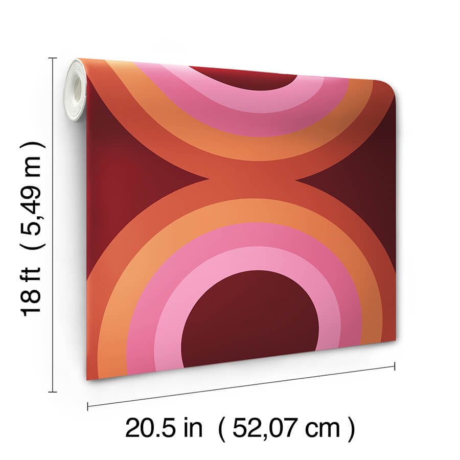 sir-culls-pink-peel-and-stick-wallpaper-york-wallcoverings-vgs6441 - York Wallcoverings Wallpaper
