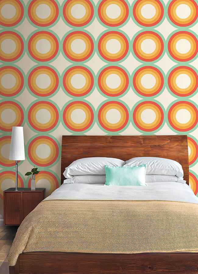 Sir Culls Orange Peel & Stick Wallpaper - York Wallcoverings - VGS6442 - York Wallcoverings Wallpaper