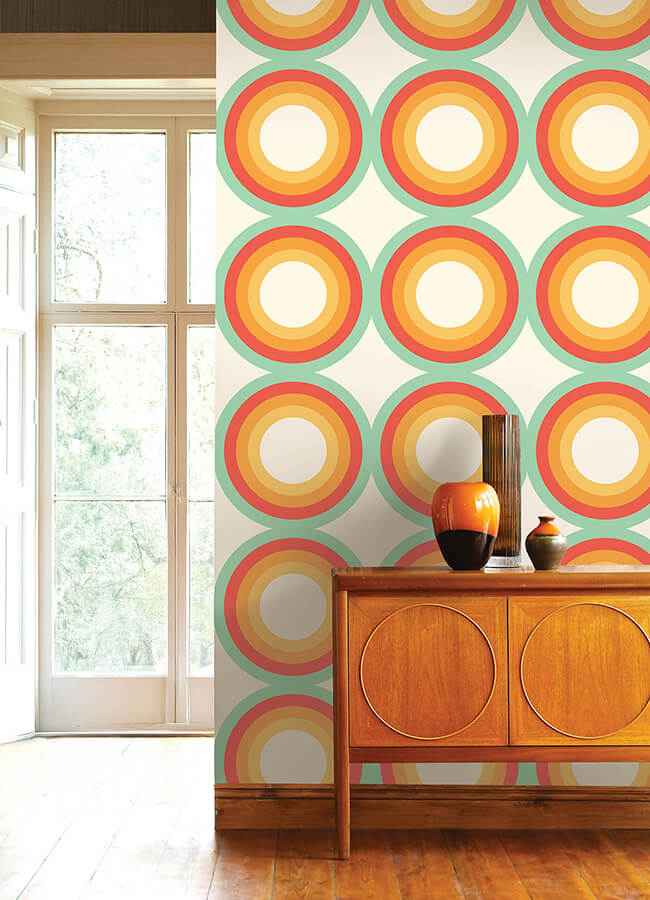 Sir Culls Orange Peel & Stick Wallpaper - York Wallcoverings - VGS6442 - York Wallcoverings Wallpaper