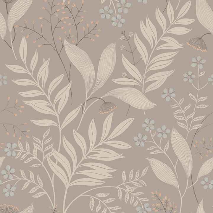 Amanda Taupe Peel & Stick Wallpaper - York Wallcoverings - NUS6424 - York Wallcoverings Wallpaper