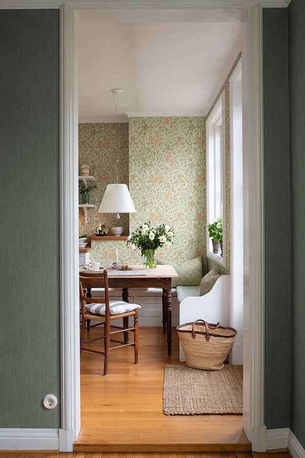 Midolin Mossa Dark Green Texture Wallpaper - York Wallcoverings - 4171-17224 - York Wallcoverings Wallpaper
