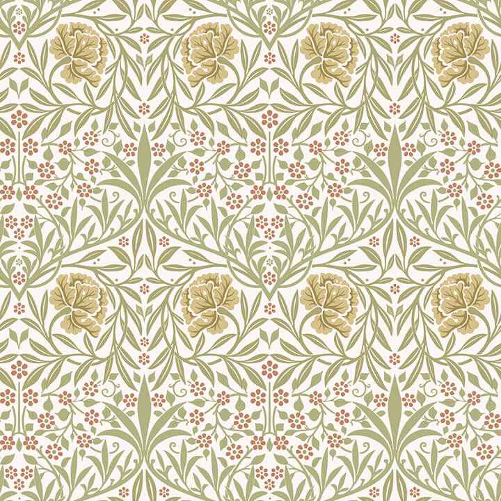 Oxford Union Yellow Floral Vines Wallpaper - York Wallcoverings - 4171-82045