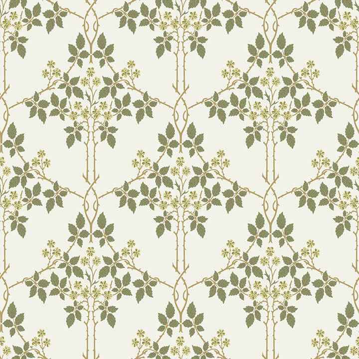 Blackberry Chartreuse Vine Trellis Wallpaper - York Wallcoverings - 4171-82053