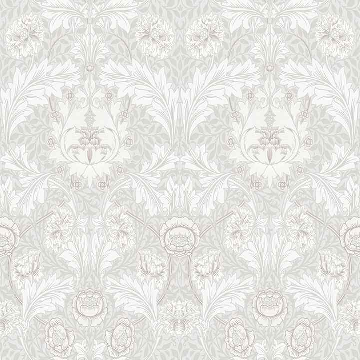 Myrtle Dove Floral Ogee Wallpaper - York Wallcoverings - 4171-82056 - York Wallcoverings Wallpaper