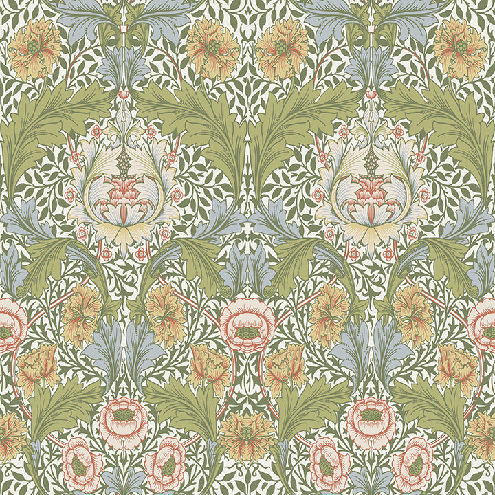 myrtle-green-floral-ogee-wallpaper-york-wallcoverings-4171-82058
