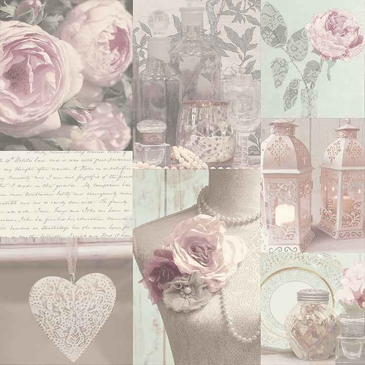 Irene Blush Charlotte College Wallpaper - York Wallcoverings - AH665201 - York Wallcoverings Wallpaper