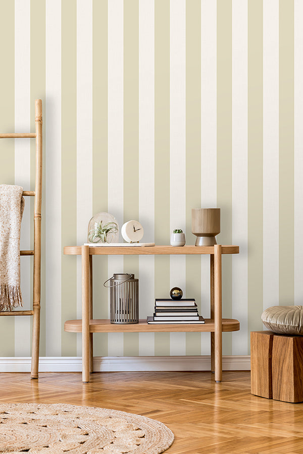 tavish-light-yellow-stripe-wallpaper-york-wallcoverings-fd43457 - York Wallpaper Wallpaper