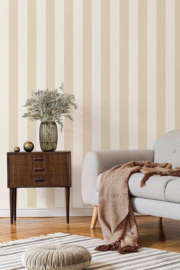 tavish-light-yellow-stripe-wallpaper-york-wallcoverings-fd43457 - York Wallpaper Wallpaper