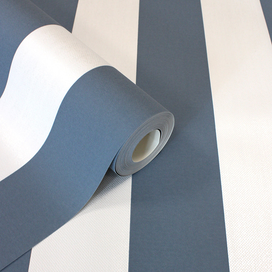tavish-blue-stripe-wallpaper-york-wallcoverings-fd43458 - York Wallcoverings Wallpaper