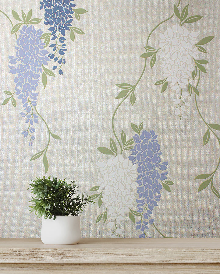 aisla-blue-wisteria-wallpaper-york-wallcoverings-fd43674 - York Wallpaper Wallpaper