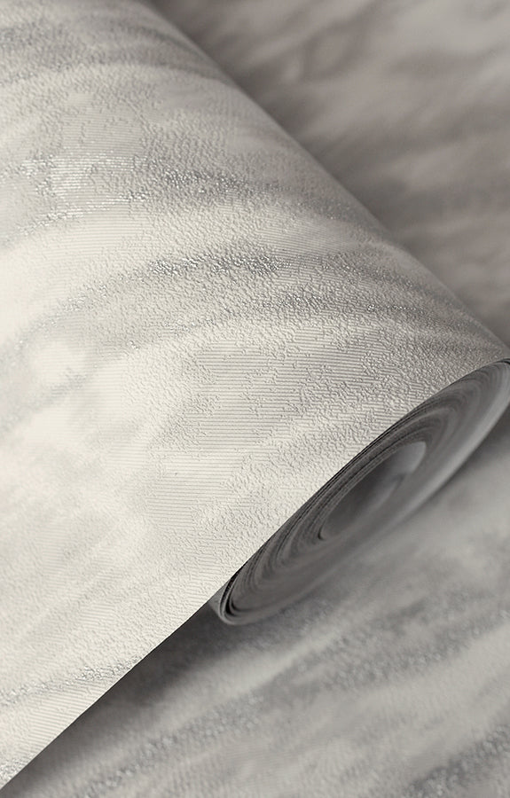 arran-grey-swirling-stripe-wallpaper-york-wallcoverings-m1860 - York Wallcoverings Wallpaper