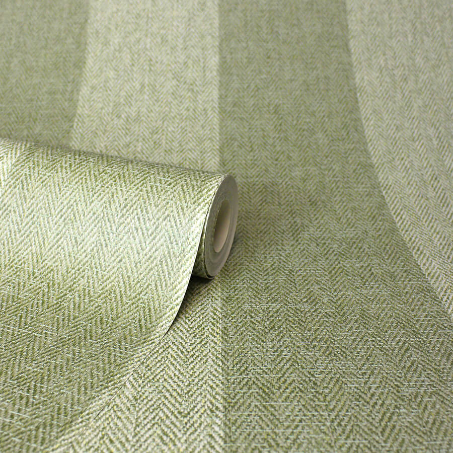 finn-green-chevron-stripe-wallpaper-york-wallcoverings-m1866 - York Wallcoverings Wallpaper