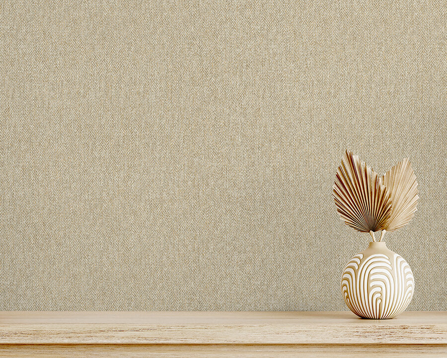 theo-light-brown-chevron-wallpaper-york-wallcoverings-m1870 - York Wallpaper Wallpaper