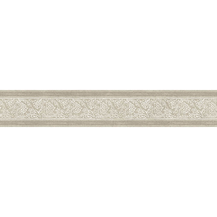 carved-floral-taupe-trim-wall-border-york-wallcoverings-4148-14503 - York Wallcoverings Wallpaper