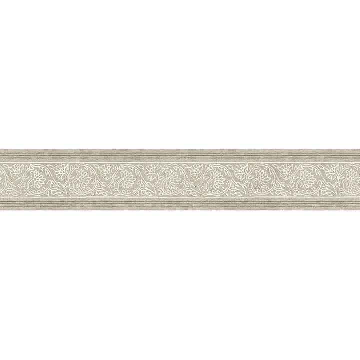 Carved Floral Taupe Trim Wall Border - York Wallcoverings - 4148-14503 - York Wallcoverings Wallpaper