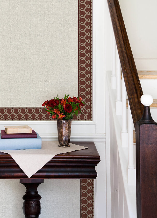scalloped-ribbon-red-trim-wall-border-york-wallcoverings-4148-14506 - York Wallcoverings Papel pintado