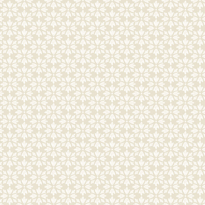 phlox-khaki-floral-stamp-wallpaper-york-wallcoverings-4148-27455 - York Wallcoverings Papel pintado
