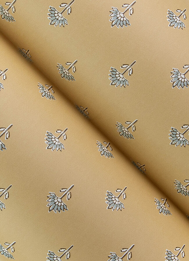 surdiva-honey-floral-fan-wallpaper-york-wallcoverings-4148-27458 - York Wallcoverings Papel pintado