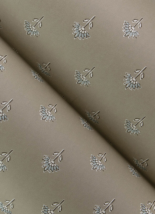 surdiva-stone-floral-fan-wallpaper-york-wallcoverings-4148-27460 - York Wallcoverings Wallpaper
