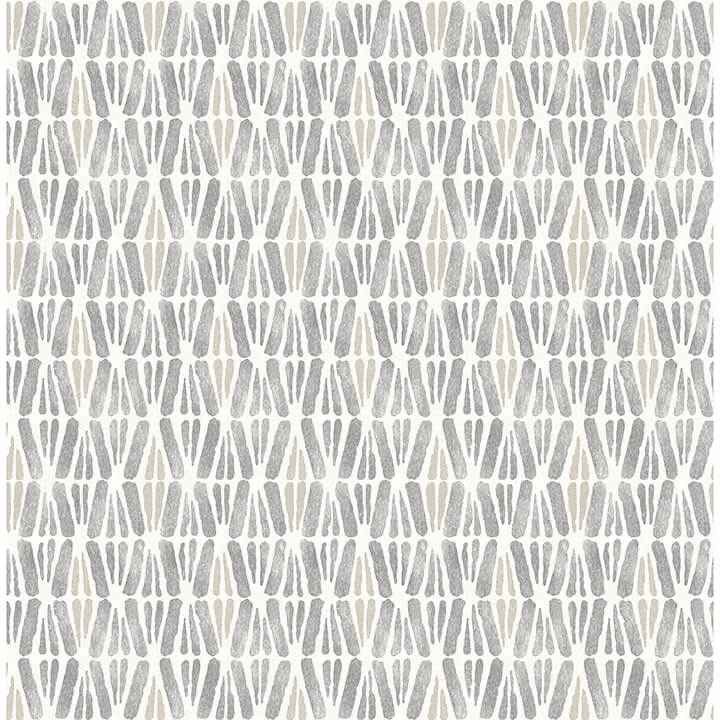 Nabi Charcoal Geometric Wallpaper - York Wallcoverings - 4148-27463 - York Wallcoverings Wallpaper
