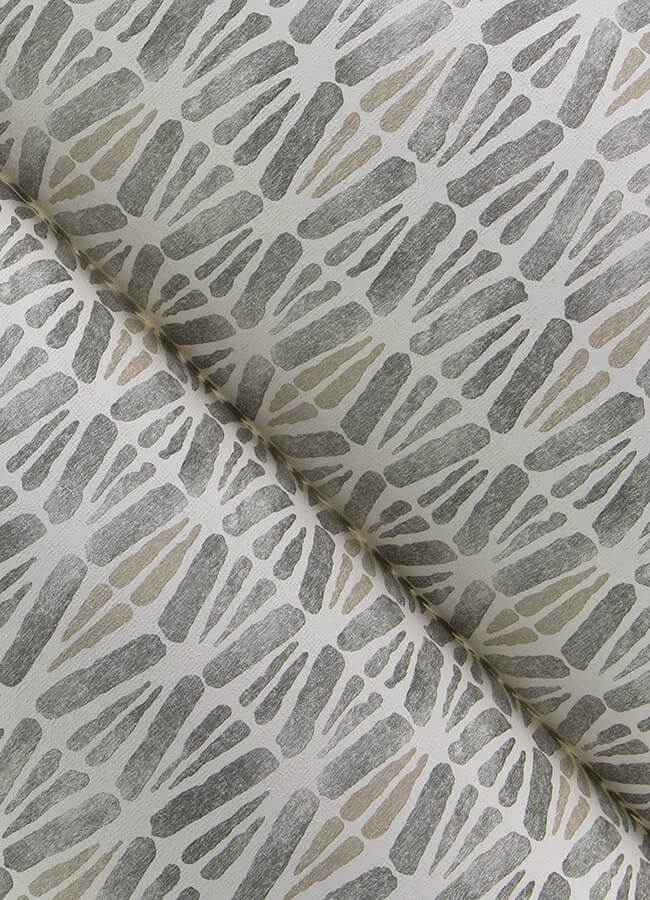 Nabi Charcoal Geometric Wallpaper - York Wallcoverings - 4148-27463 - York Wallcoverings Wallpaper
