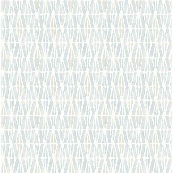 Nabi Light Blue Geometric Wallpaper - York Wallcoverings - 4148-27467 - York Wallcoverings Wallpaper