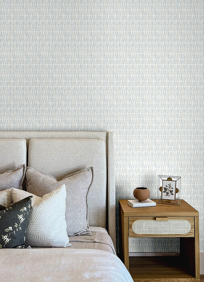 nabi-light-blue-geometric-wallpaper-york-wallcoverings-4148-27467 - York Wallcoverings Papel pintado
