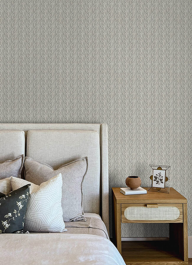 coleus-charcoal-leaves-wallpaper-york-wallcoverings-4148-27468 - York Wallcoverings Wallpaper