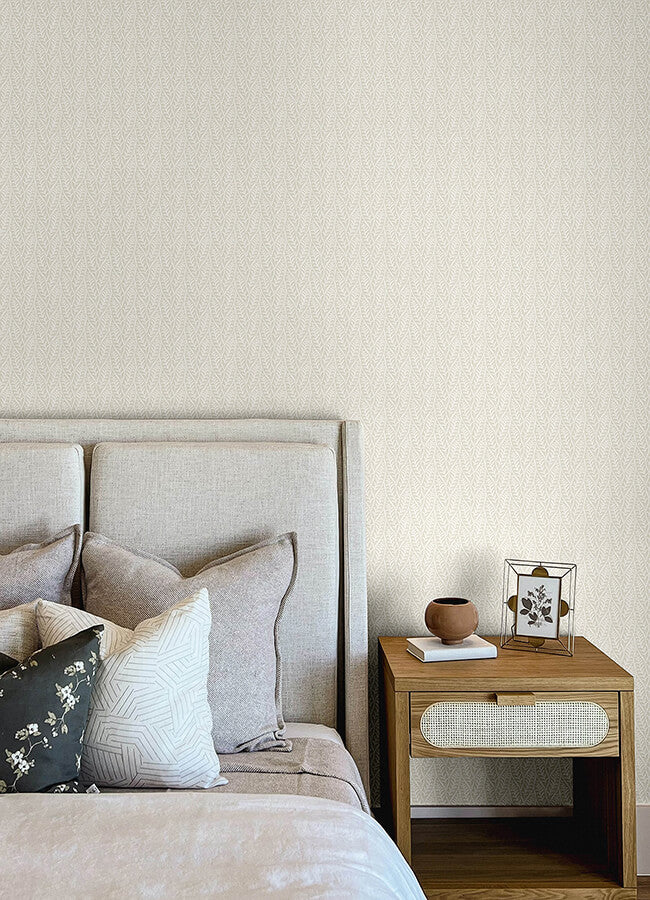 coleus-beige-leaves-wallpaper-york-wallcoverings-4148-27470 - York Wallcoverings Wallpaper