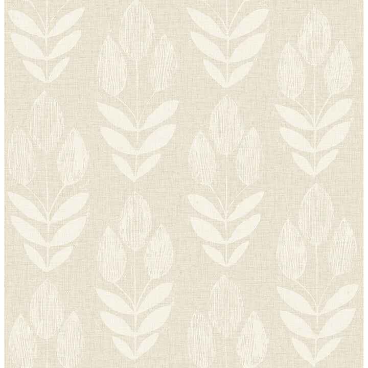 Garland Khaki Block Tulip Wallpaper - York Wallcoverings - 4148-27474 - York Wallcoverings Wallpaper