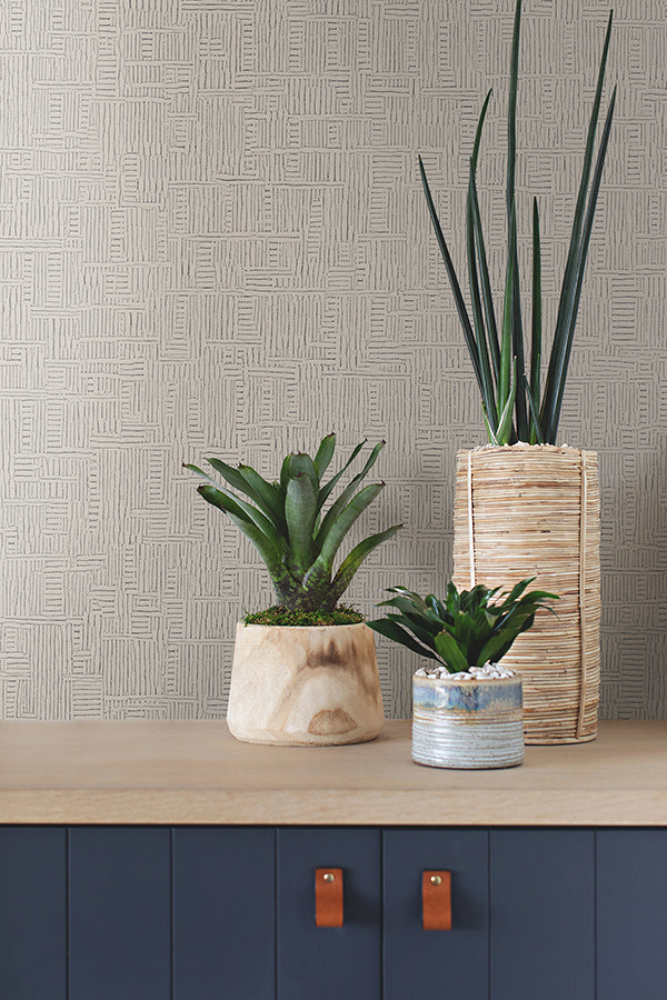 chiseled-grey-abstract-wallpaper-york-wallcoverings-4178-4404 - York Wallpaper Wallpaper