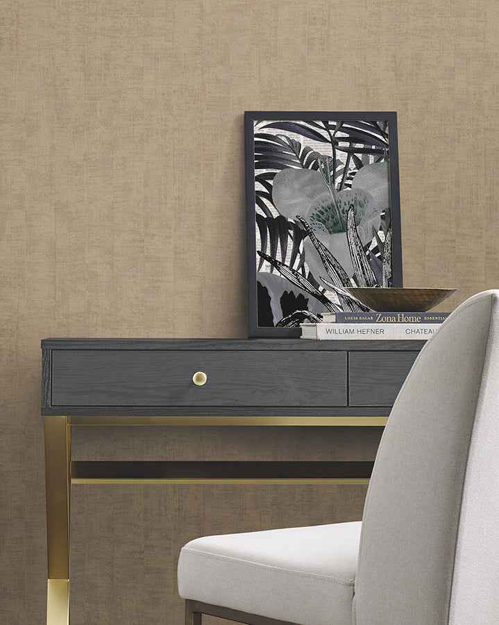 Costello Brass Distressed Wallpaper - York Wallcoverings - 4178-4417 - York Wallcoverings Wallpaper