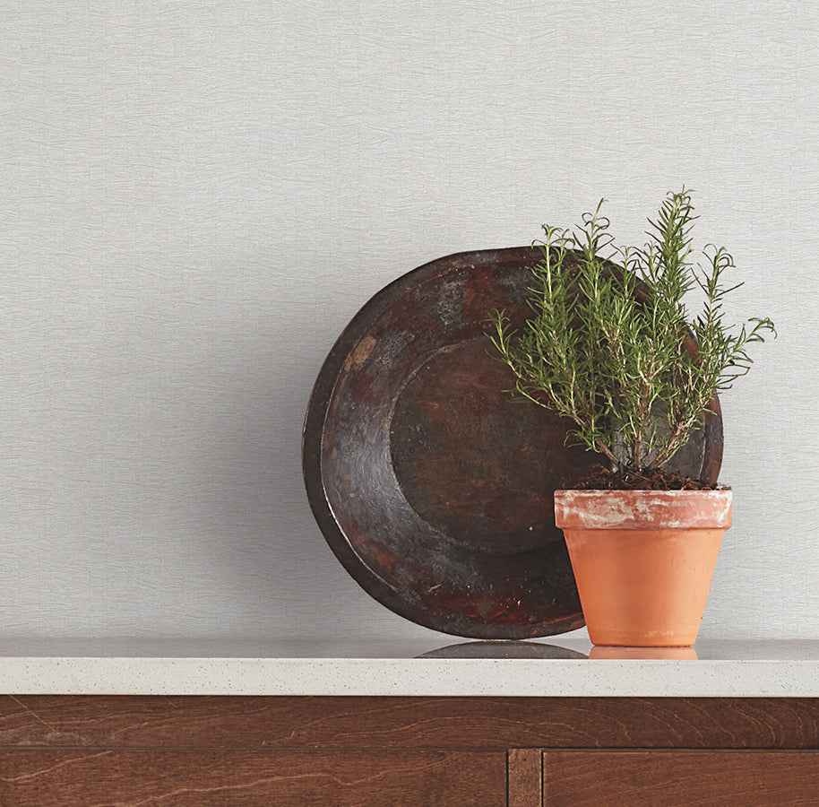 Gathered Grey Textured Wallpaper - York Wallcoverings - 4178-4428 - York Wallcoverings Wallpaper