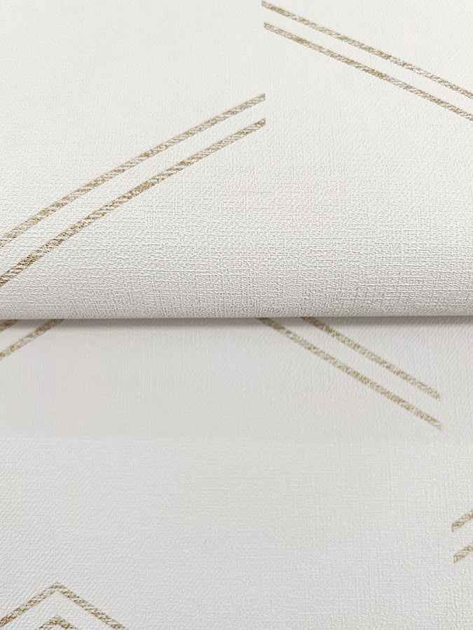 Aviator Gold Abstract Chevron Wallpaper - York Wallcoverings - 4178-4438 - York Wallcoverings Wallpaper