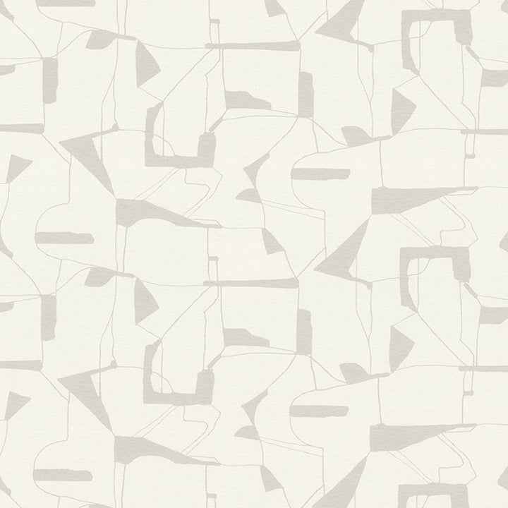 Calder Platinum Abstract Wallpaper - York Wallcoverings - 4178-4448 - York Wallcoverings Wallpaper