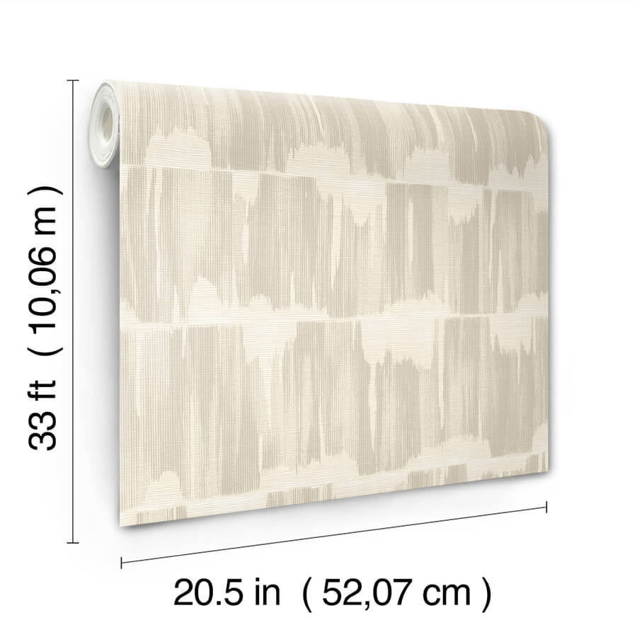 serendipity-beige-shibori-wallpaper-york-wallcoverings-4172-24345 - York Wallcoverings Wallpaper