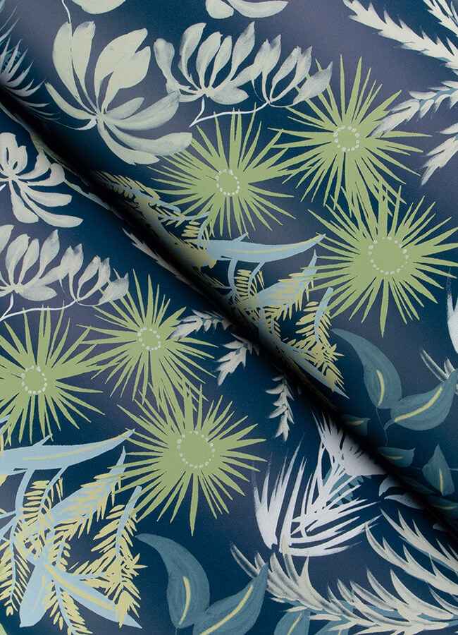 Everglades Teal Botanical Wallpaper - York Wallcoverings - 4172-27482 - York Wallcoverings Wallpaper
