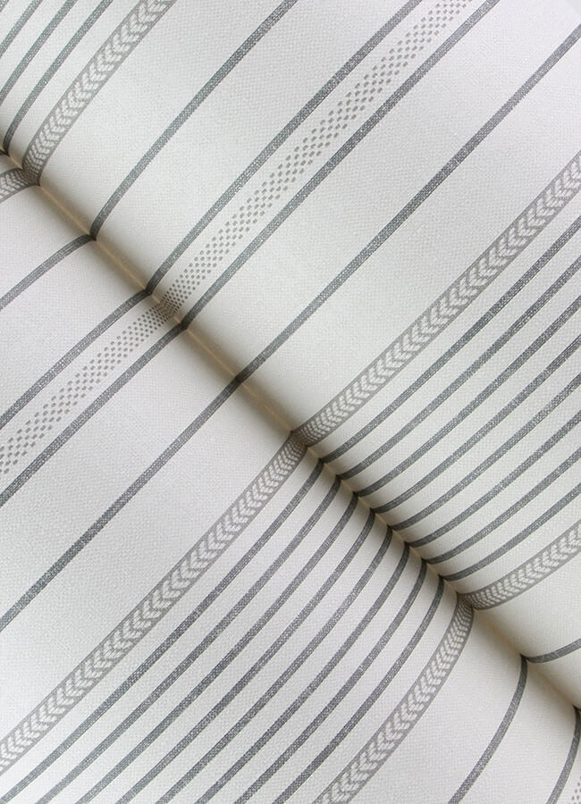 navarres-stripe-charcoal-faux-linen-wallpaper-york-wallcoverings-4172-27486 - York Wallcoverings Wallpaper