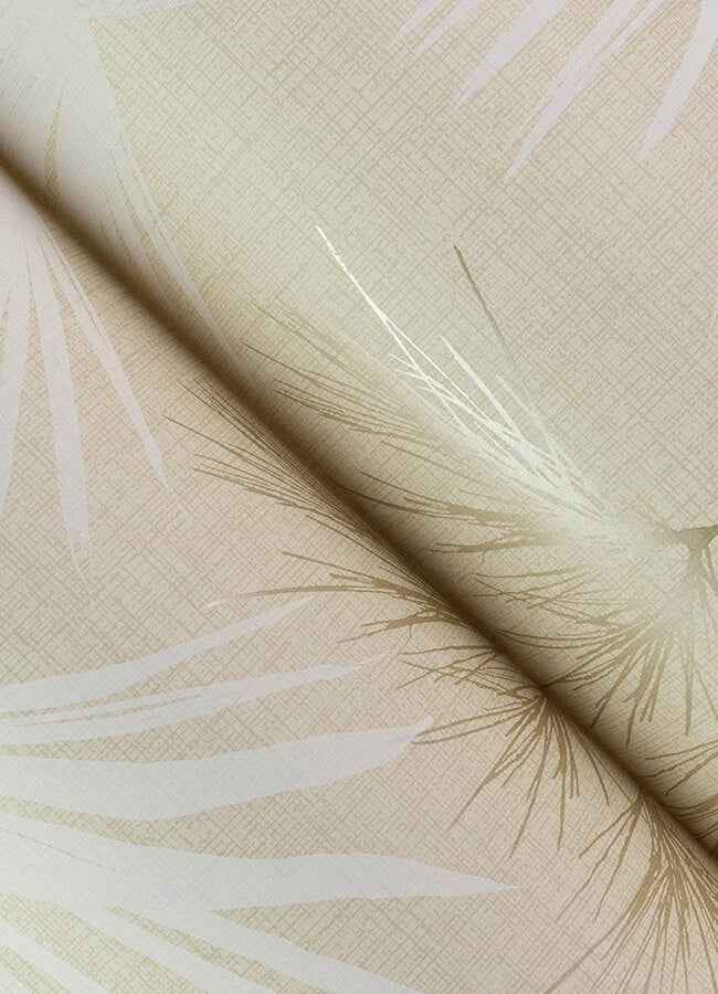 Hatteras Champagne Palms Wallpaper - York Wallcoverings - 4172-27489 - York Wallcoverings Wallpaper