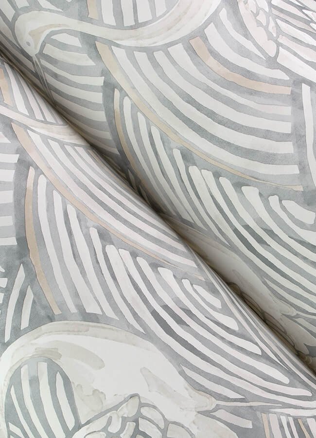 egret-slate-tidal-dance-wallpaper-york-wallcoverings-4172-27496 - York Wallpaper Wallpaper
