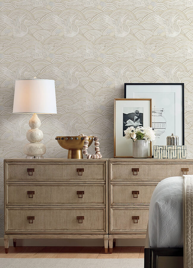 egret-neutral-tidal-dance-wallpaper-york-wallcoverings-4172-27499 - York Wallcoverings Wallpaper