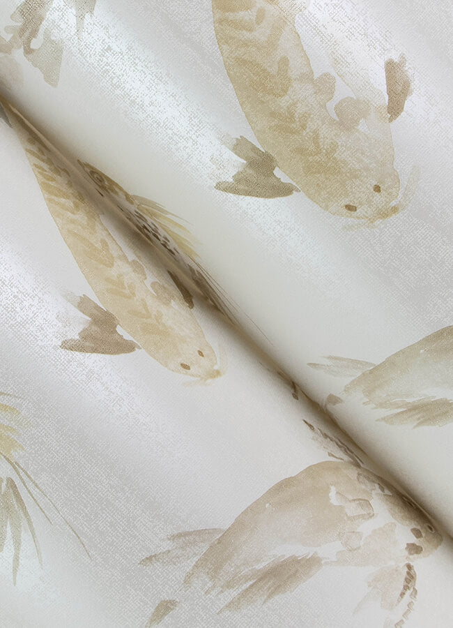 koi-metallic-fish-wallpaper-york-wallcoverings-4172-27501 - York Wallcoverings Wallpaper