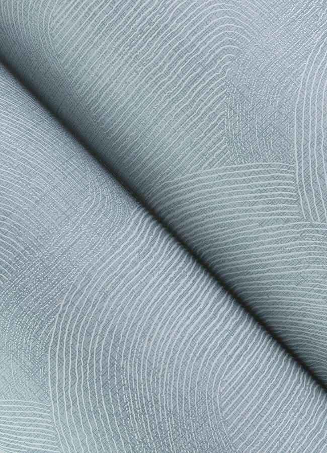 Folly Light Blue Zen Swirls Wallpaper - York Wallcoverings - 4172-27506 - York Wallcoverings Wallpaper